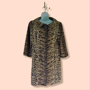 🍁 SOLD 🍁Anthracite by Muse tiger print coat